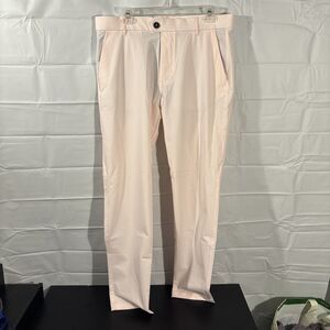 Greyson Montauk Pants Mens 34x32 Light Pink Golf Performance Stretch Lightweight